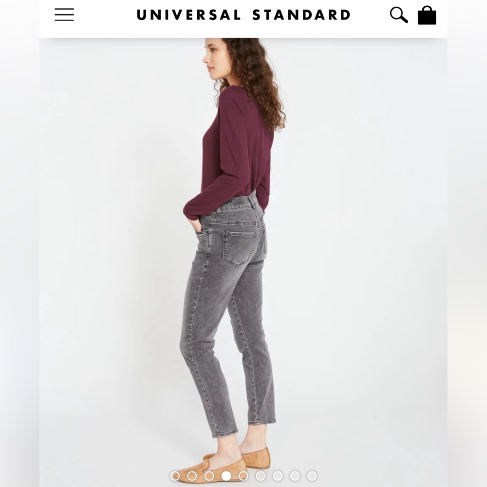 Universal Standard Siene Jeans - black distressed